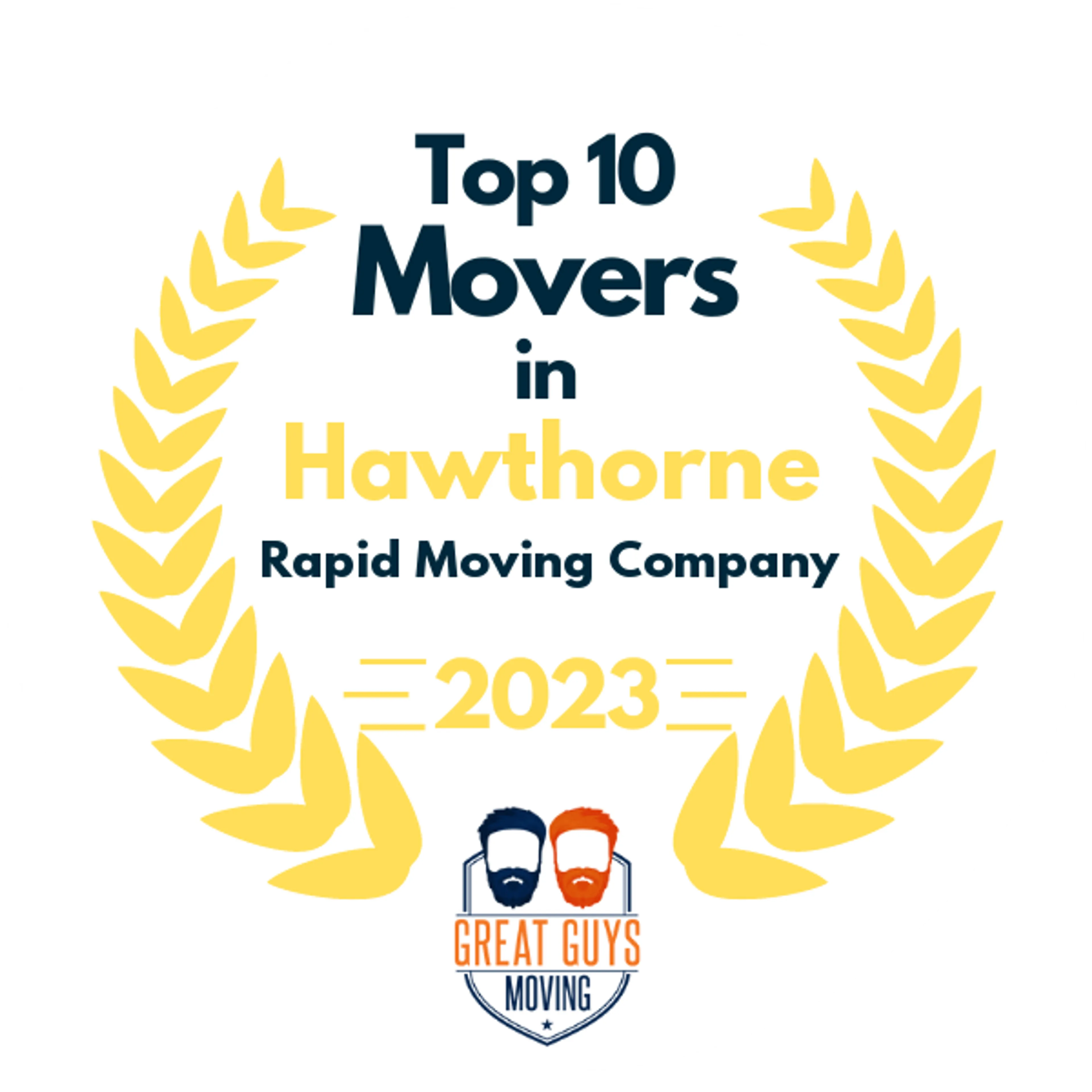 Top 10 Movers in Los Angeles, CA 2023 award