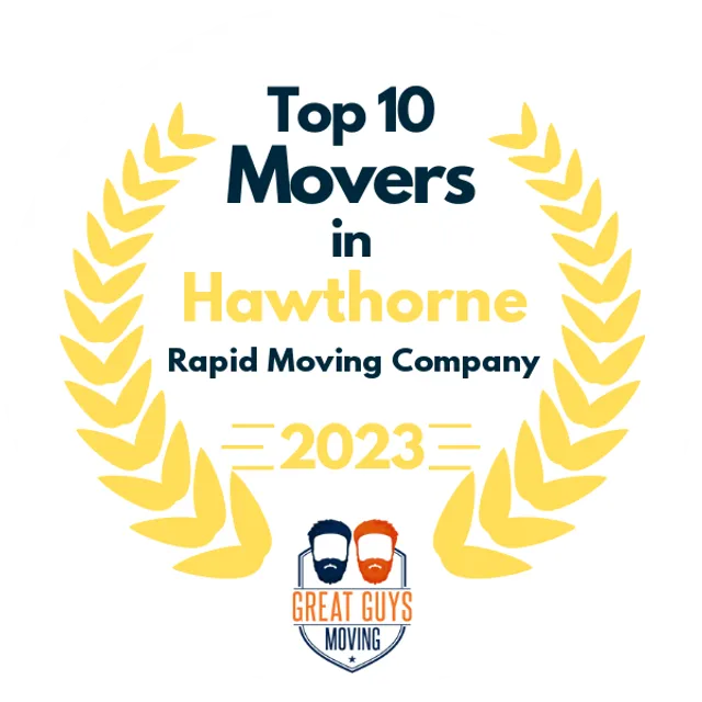 Top 10 Movers in Los Angeles, CA 2023 award