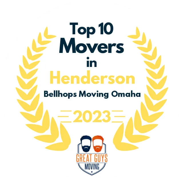 Top 10 Movers in Omaha, NE 2023 award