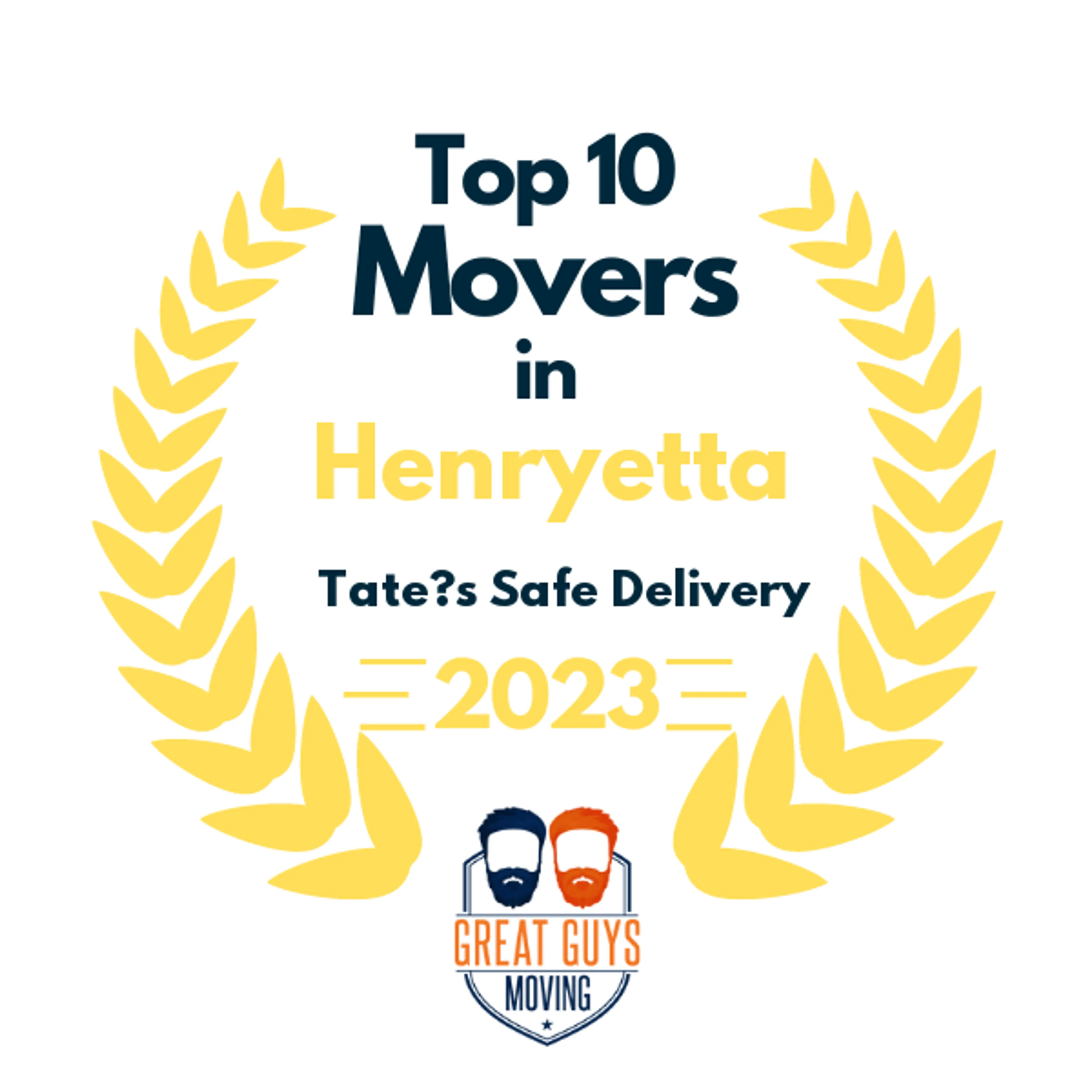 Top 10 Movers in Tulsa, OK 2023 award