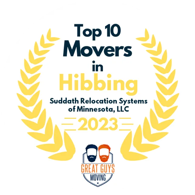 Top 10 Movers in Minneapolis, MN 2023 award