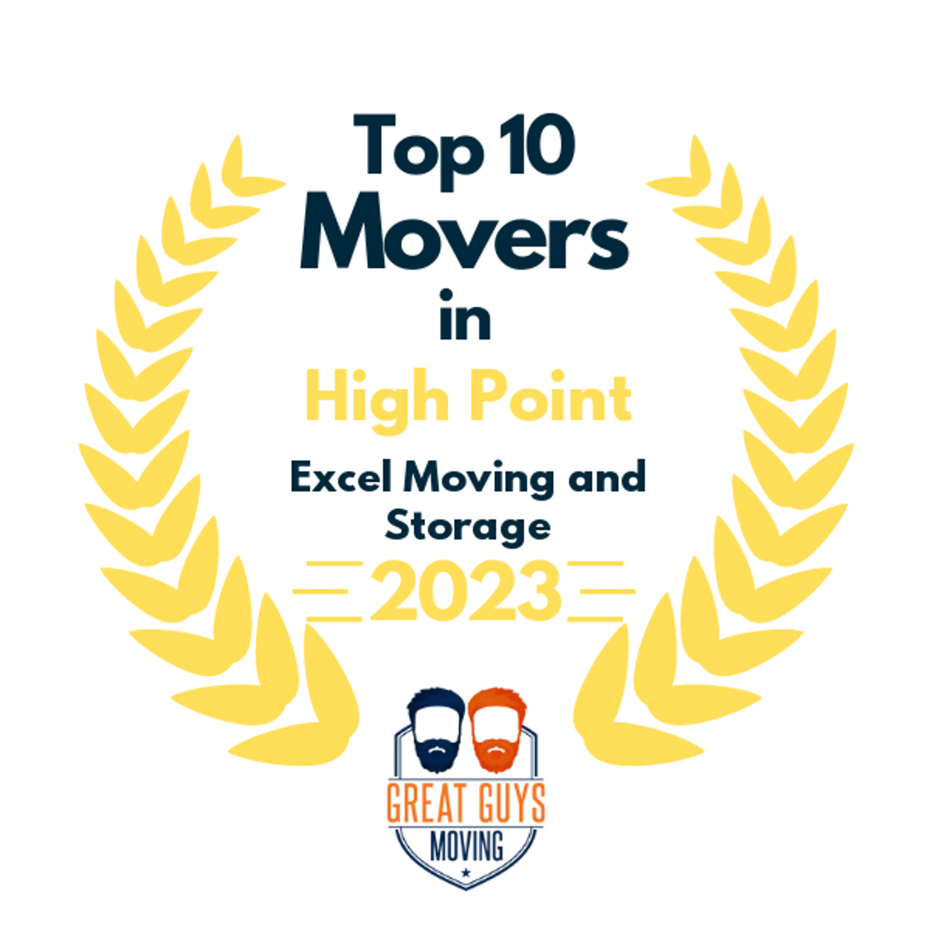 Top 10 Movers in Greensboro, NC 2023 award