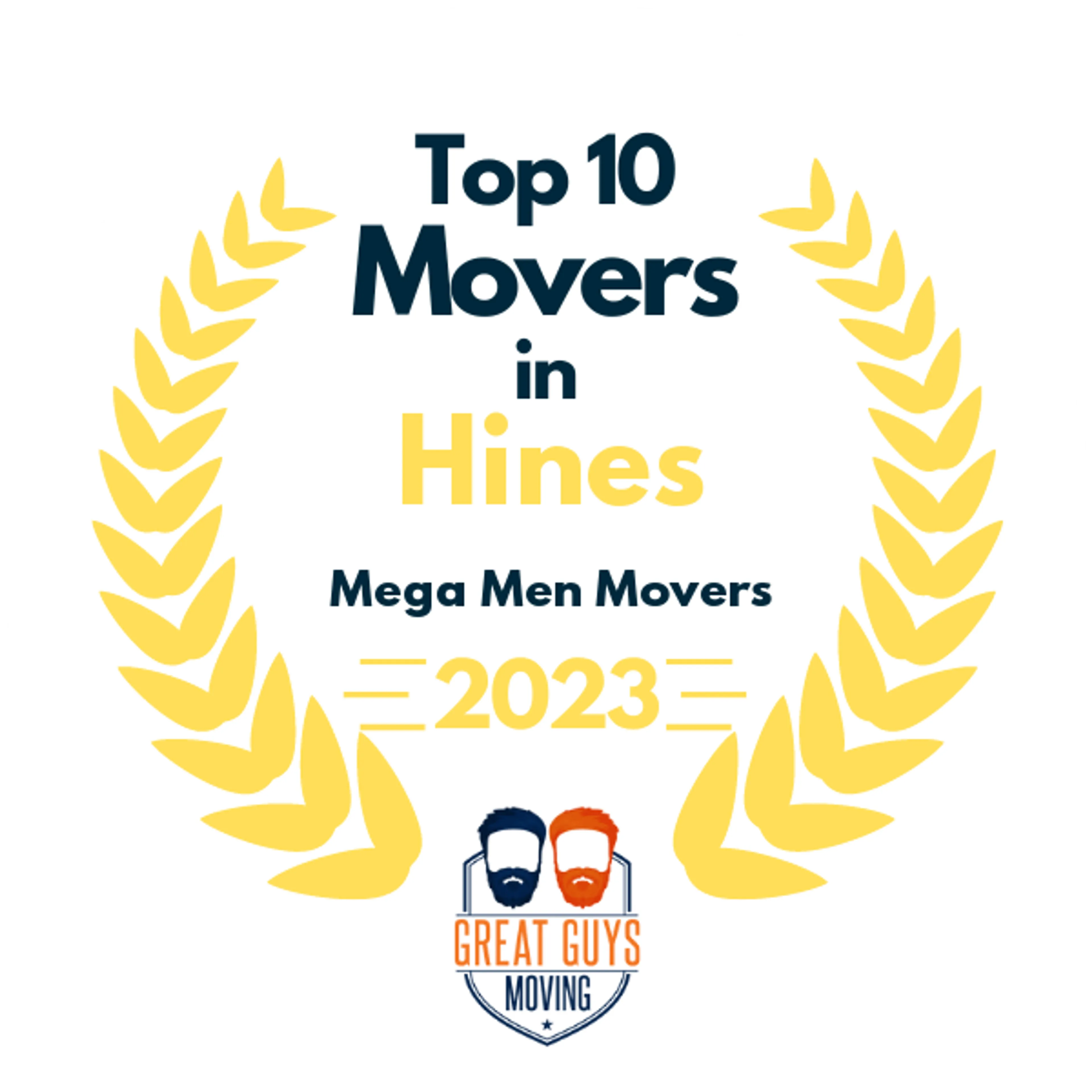 Top 10 Movers in Manassas, VA 2023 award