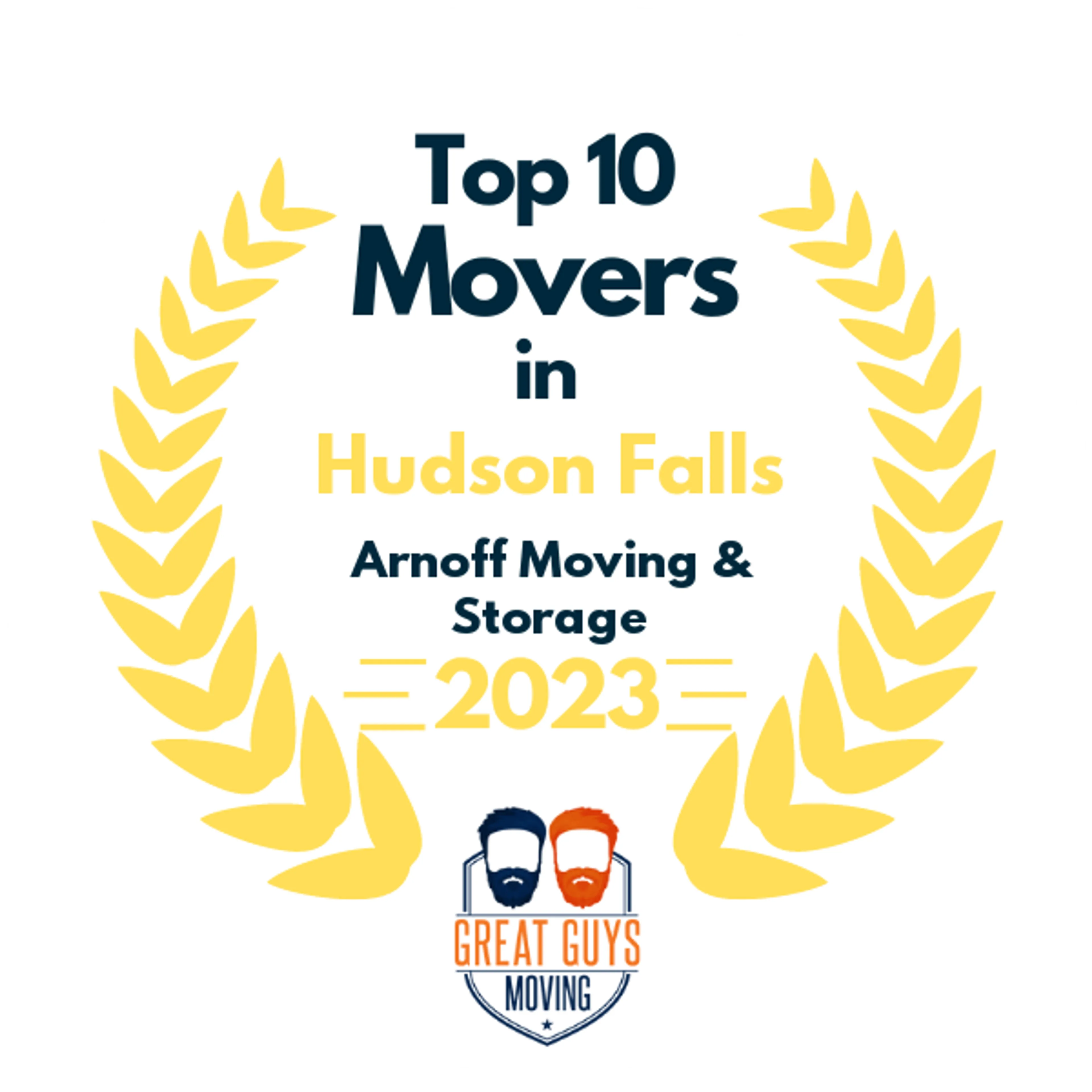 Top 10 Movers in Albany, NY 2023 award