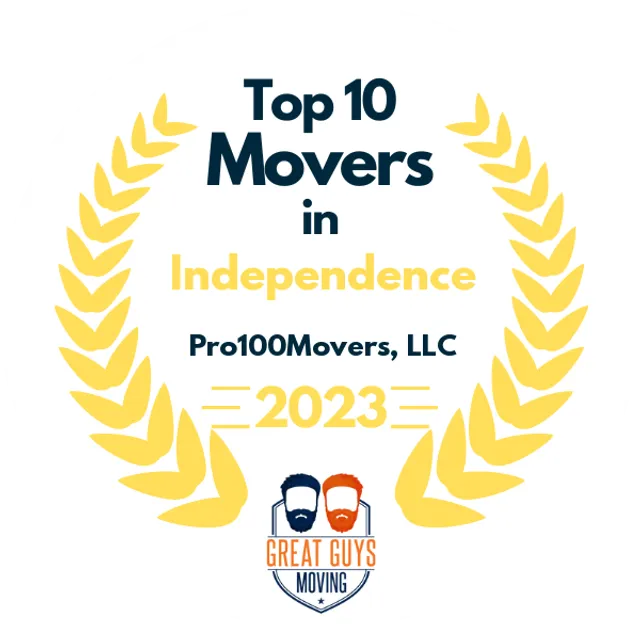 Top 10 Movers in Frederick, MD 2023 award