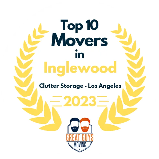 Top 10 Movers in Los Angeles, CA 2023 award