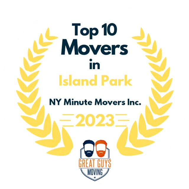 Top 10 Movers in New York City, NY 2023 award