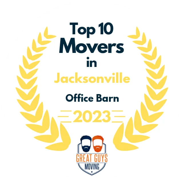 Top 10 Movers in Jacksonville, TX 2023 award