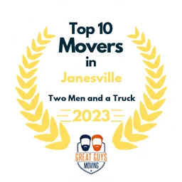 top 10 ranked movers in janesville 2023 two men and a truck image