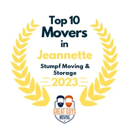 top 10 ranked movers in jeannette 2023 stumpf moving storage image