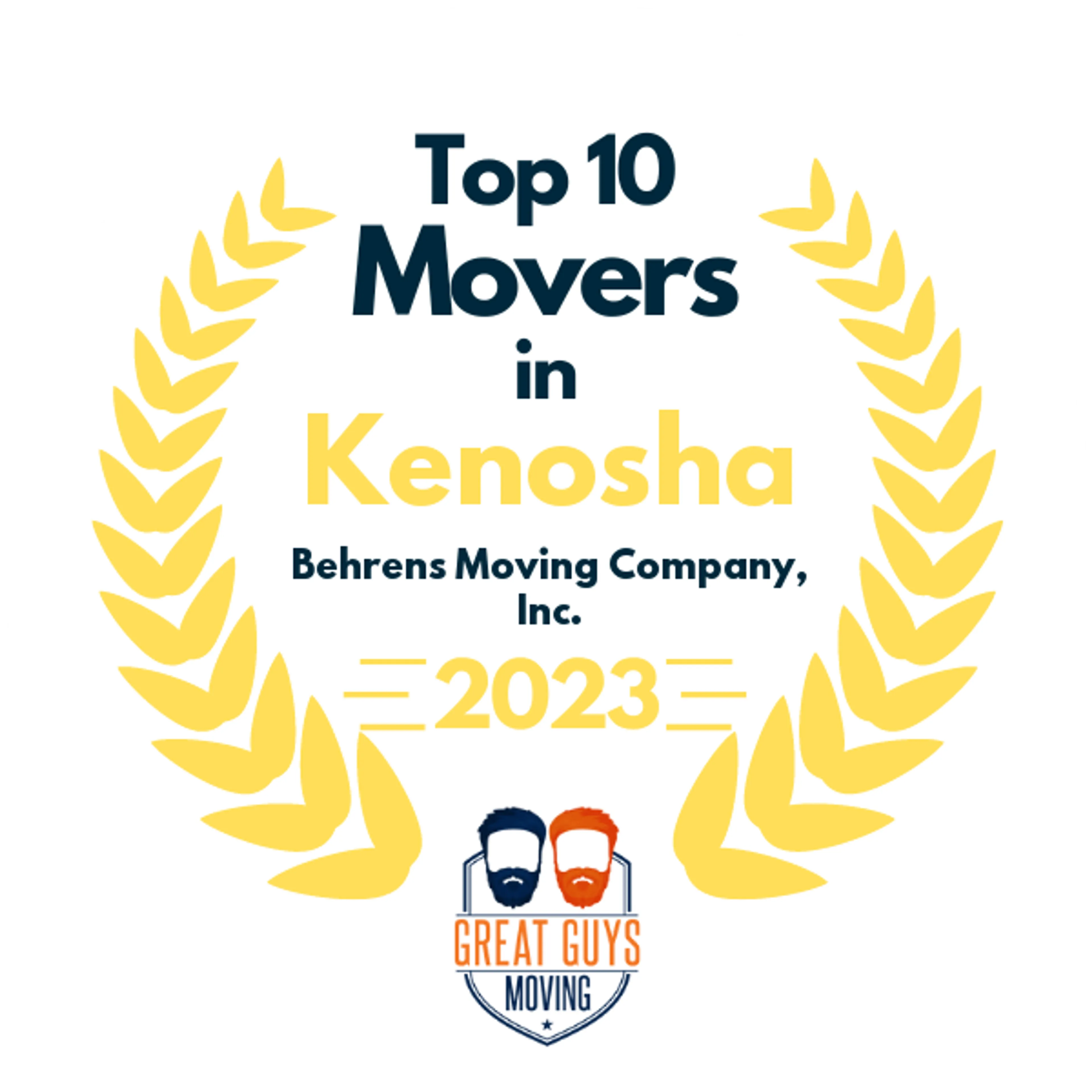 Top 10 Movers in Milwaukee, WI 2023 award
