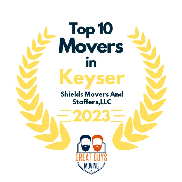 Top 10 Movers in Frederick, MD 2023 award