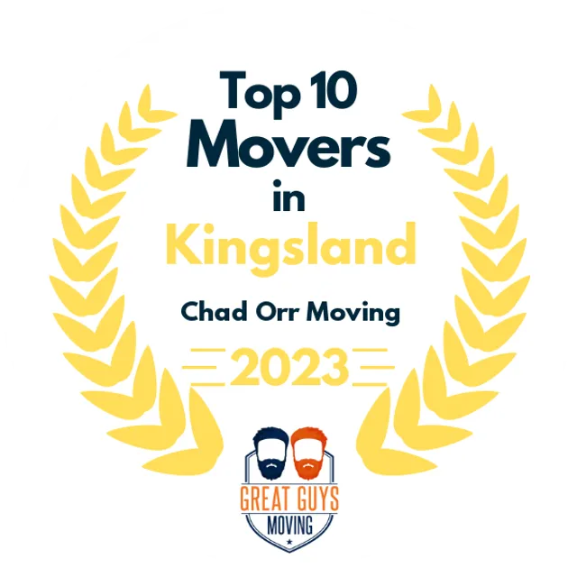 Top 10 Movers in Jacksonville, FL 2023 award