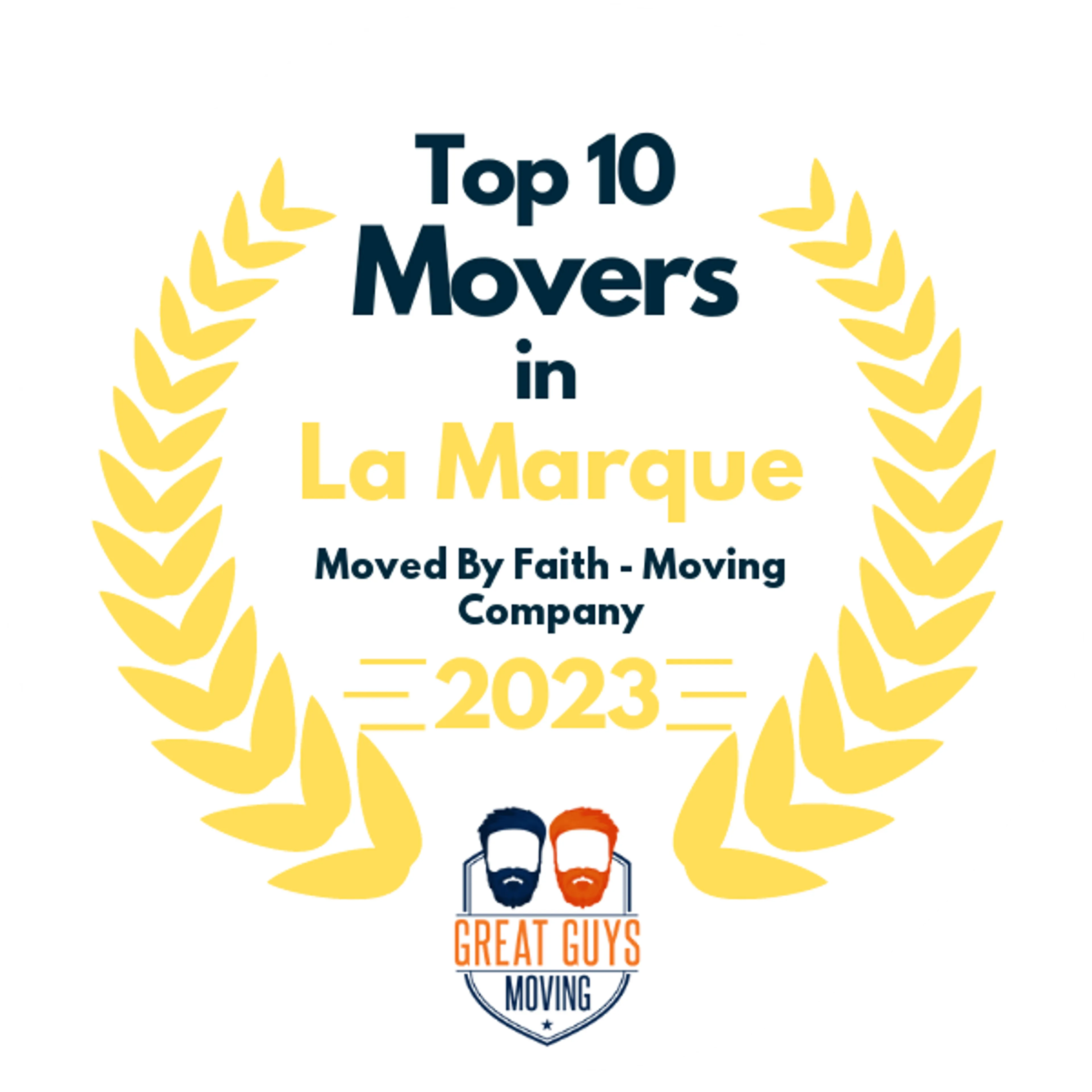Top 10 Movers in Pasadena, TX 2023 award