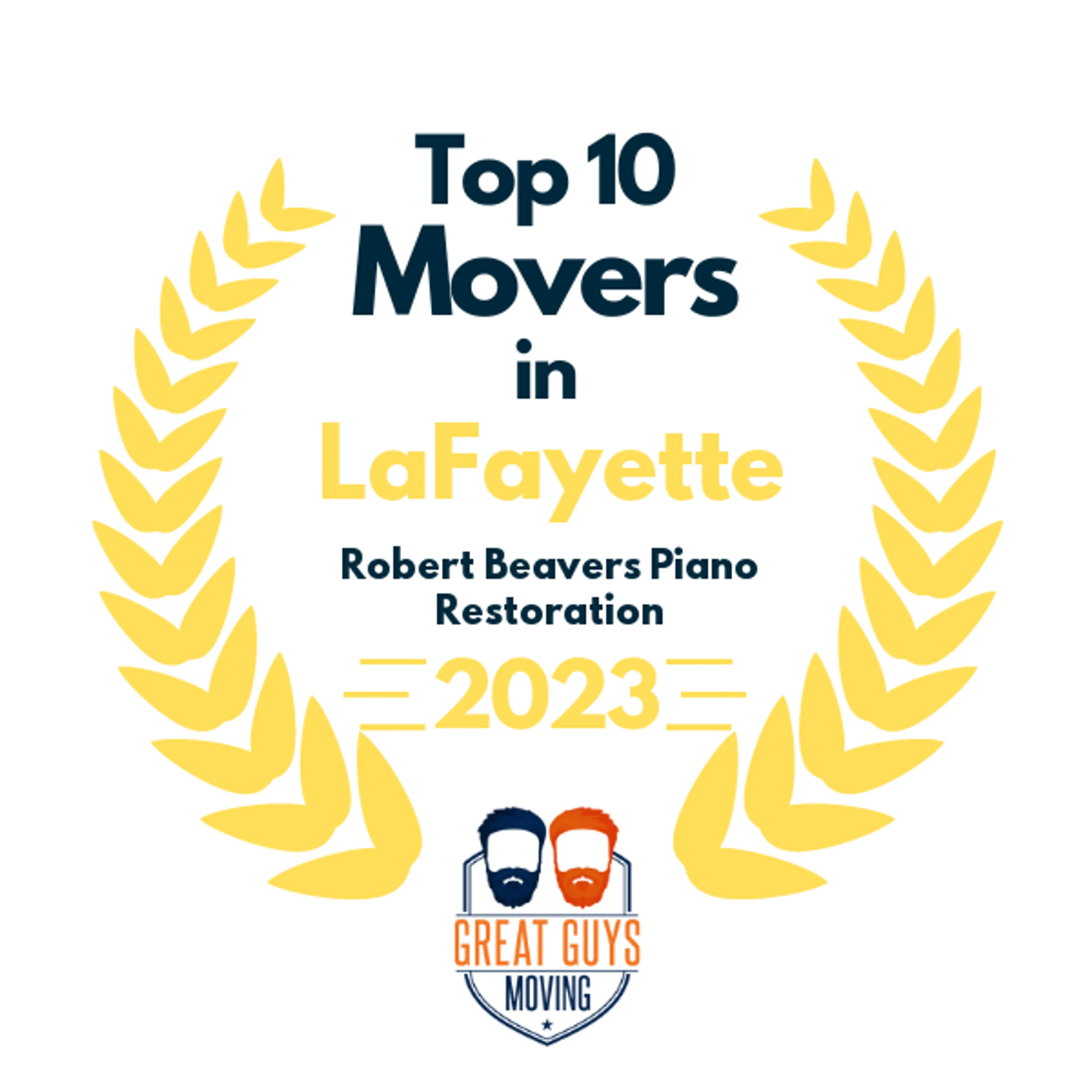 Top 10 Movers in Marietta, GA 2023 award