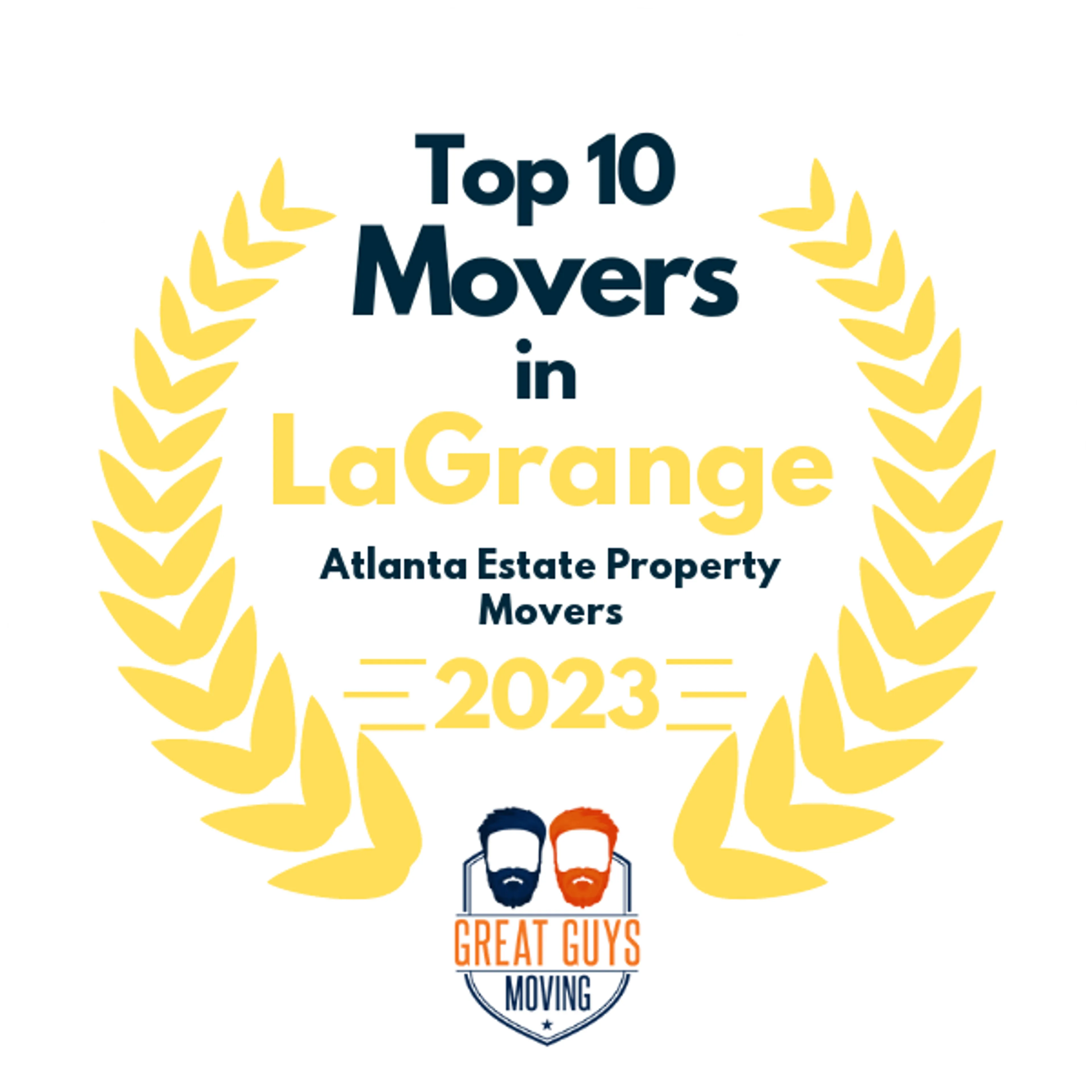 Top 10 Movers in Atlanta, GA 2023 award
