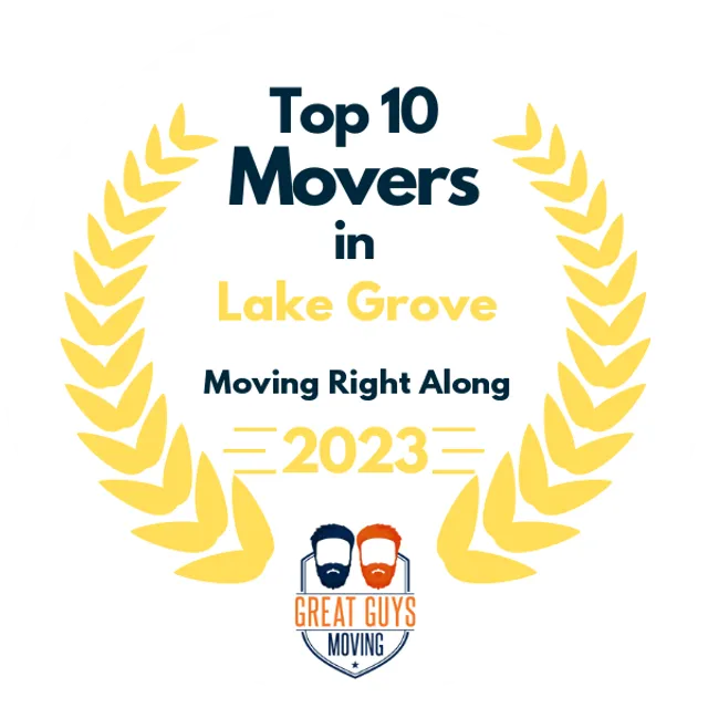 Top 10 Movers in New York City, NY 2023 award