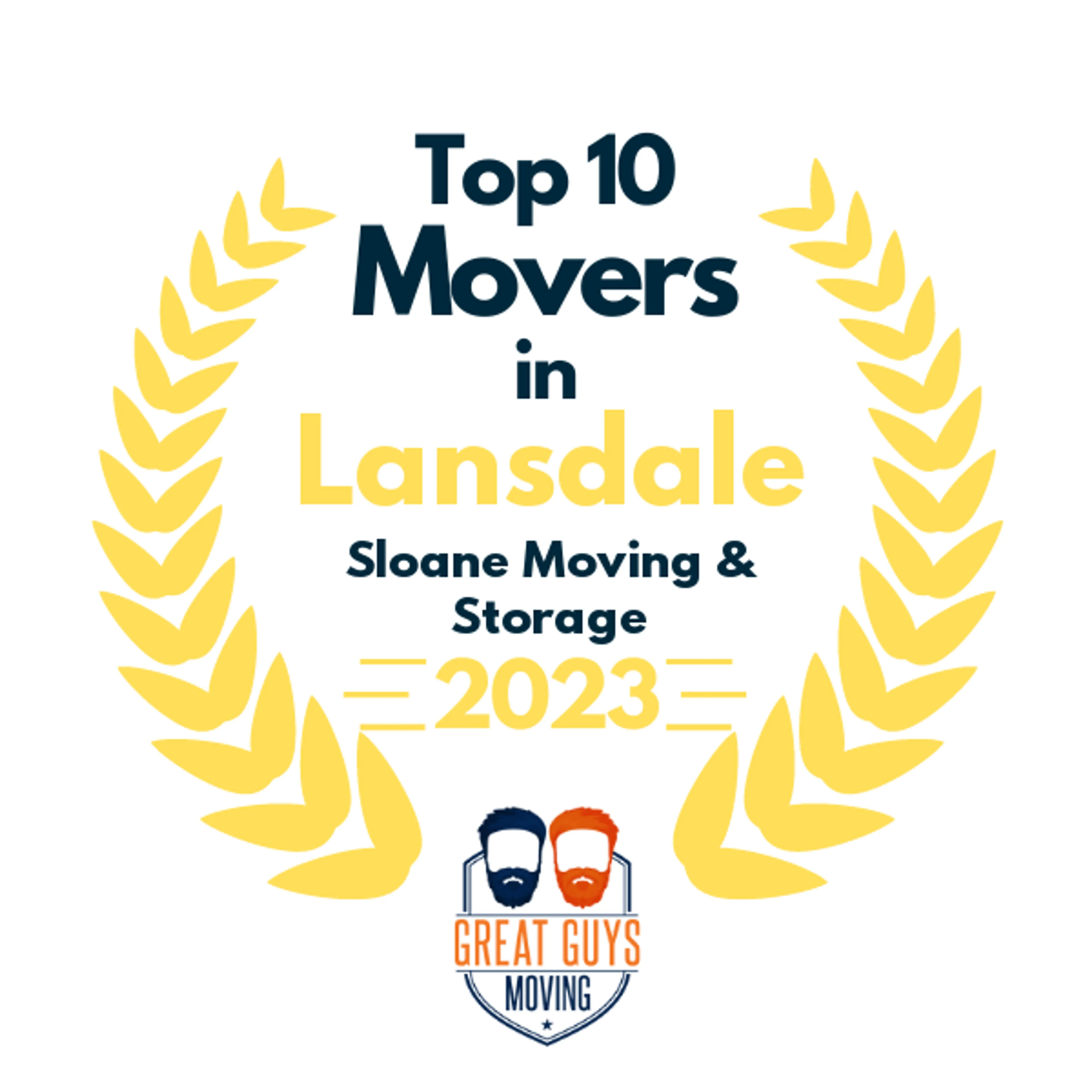 Top 10 Movers in Philadelphia, PA 2023 award