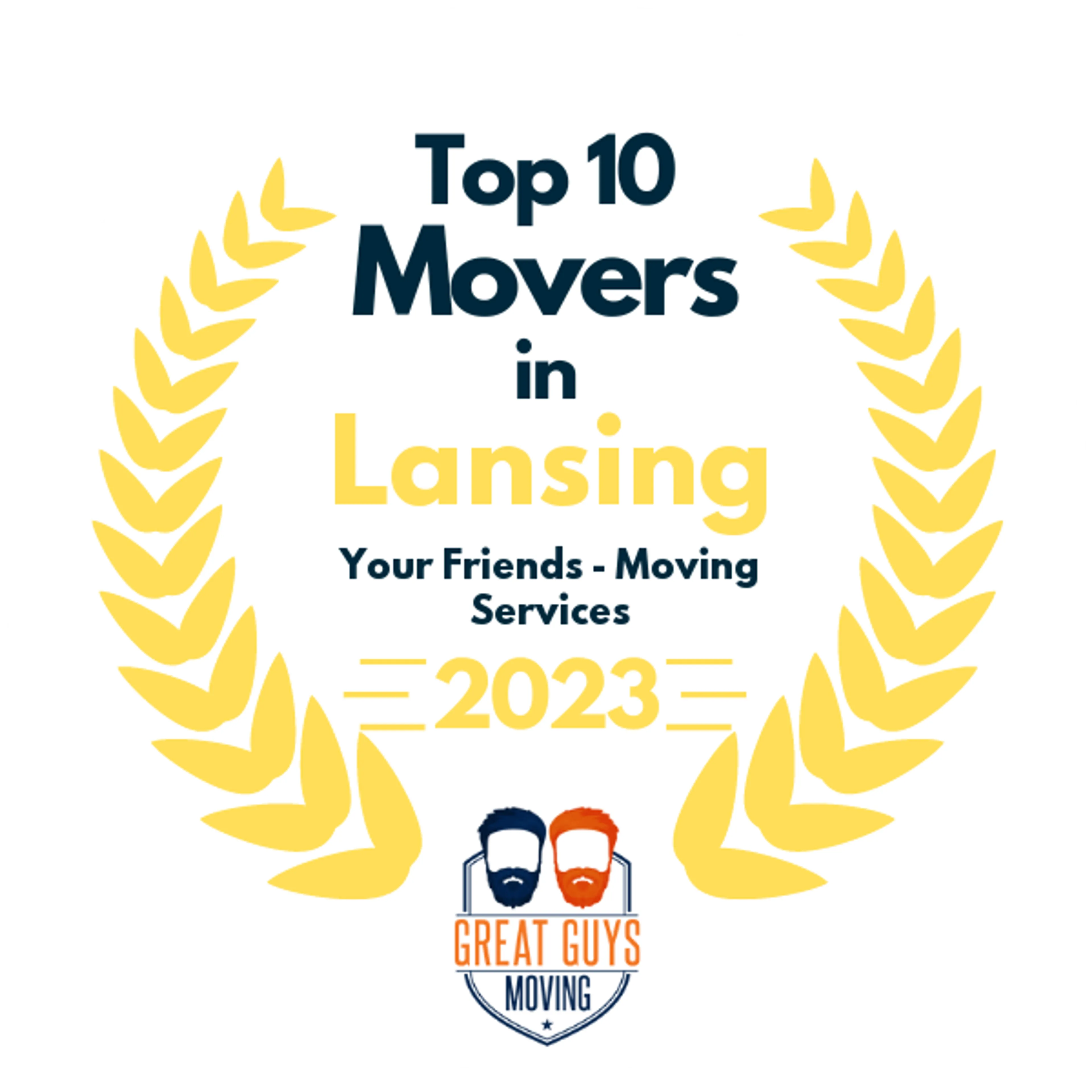 Top 10 Movers in Lansing, MI 2023 award