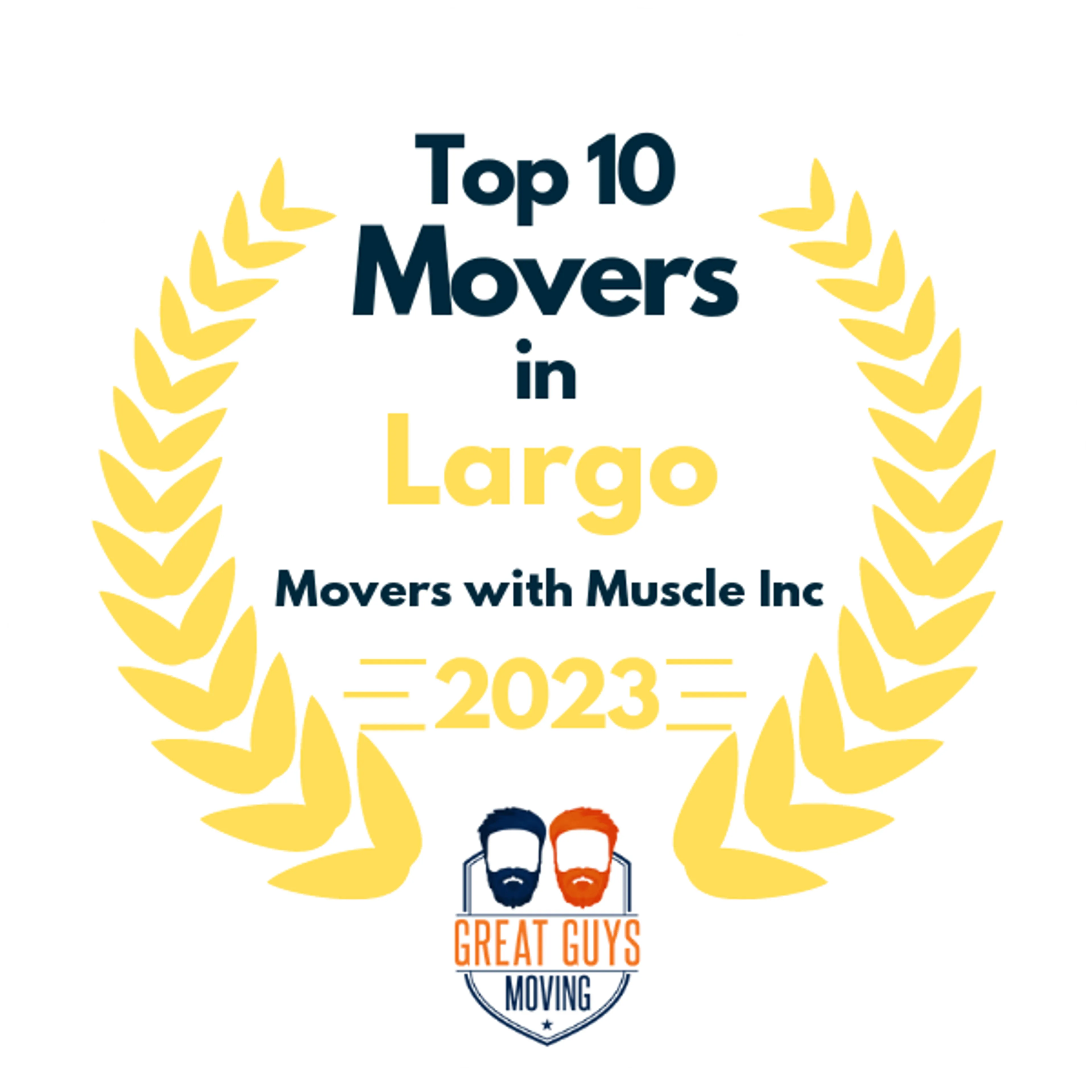 Top 10 Movers in St. Petersburg, FL 2023 award