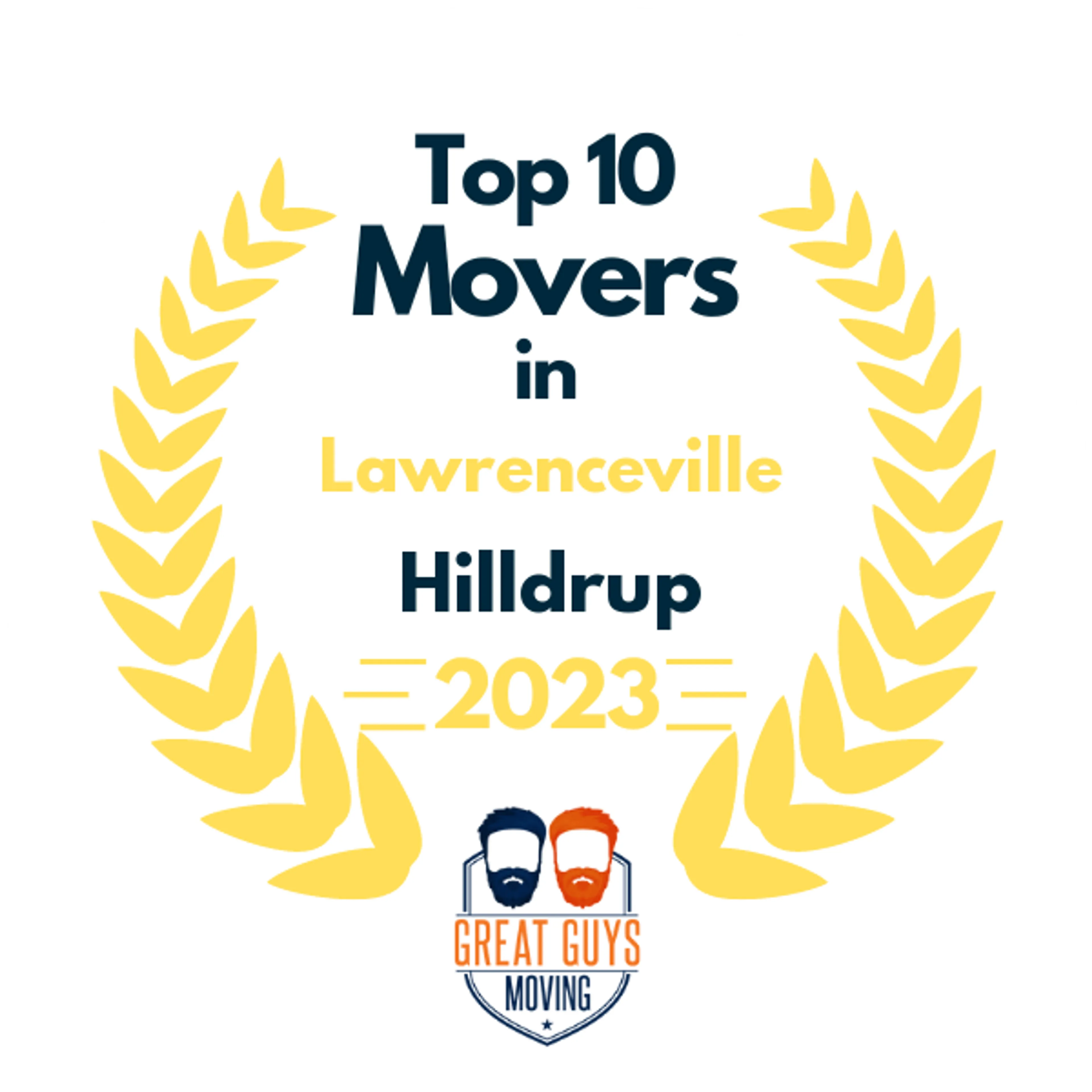 Top 10 Movers in Atlanta, GA 2023 award