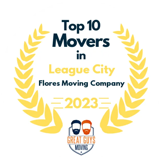 Top 10 Movers in Houston, TX 2023 award