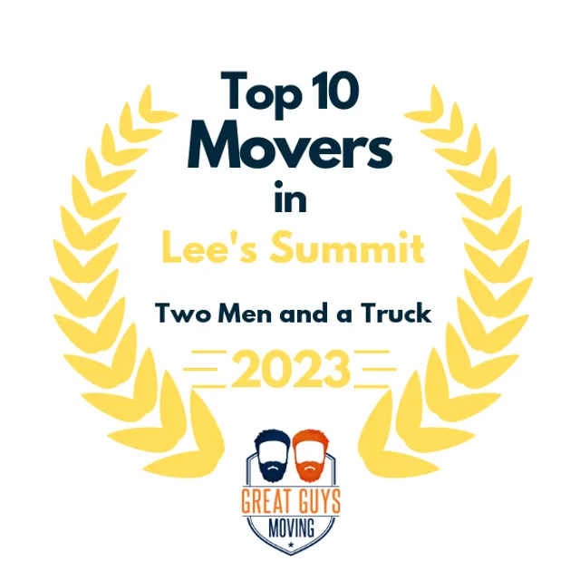 Top 10 Movers in Kansas City, MO 2023 award