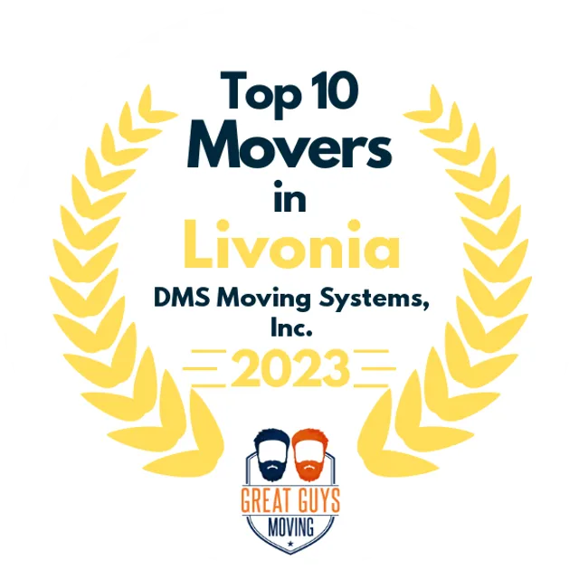 Top 10 Movers in Detroit, MI 2023 award