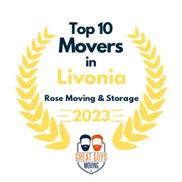 top 10 ranked movers in livonia 2023 rose moving storage image