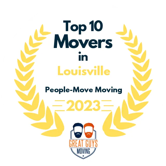 Top 10 Movers in Louisville, KY 2023 award