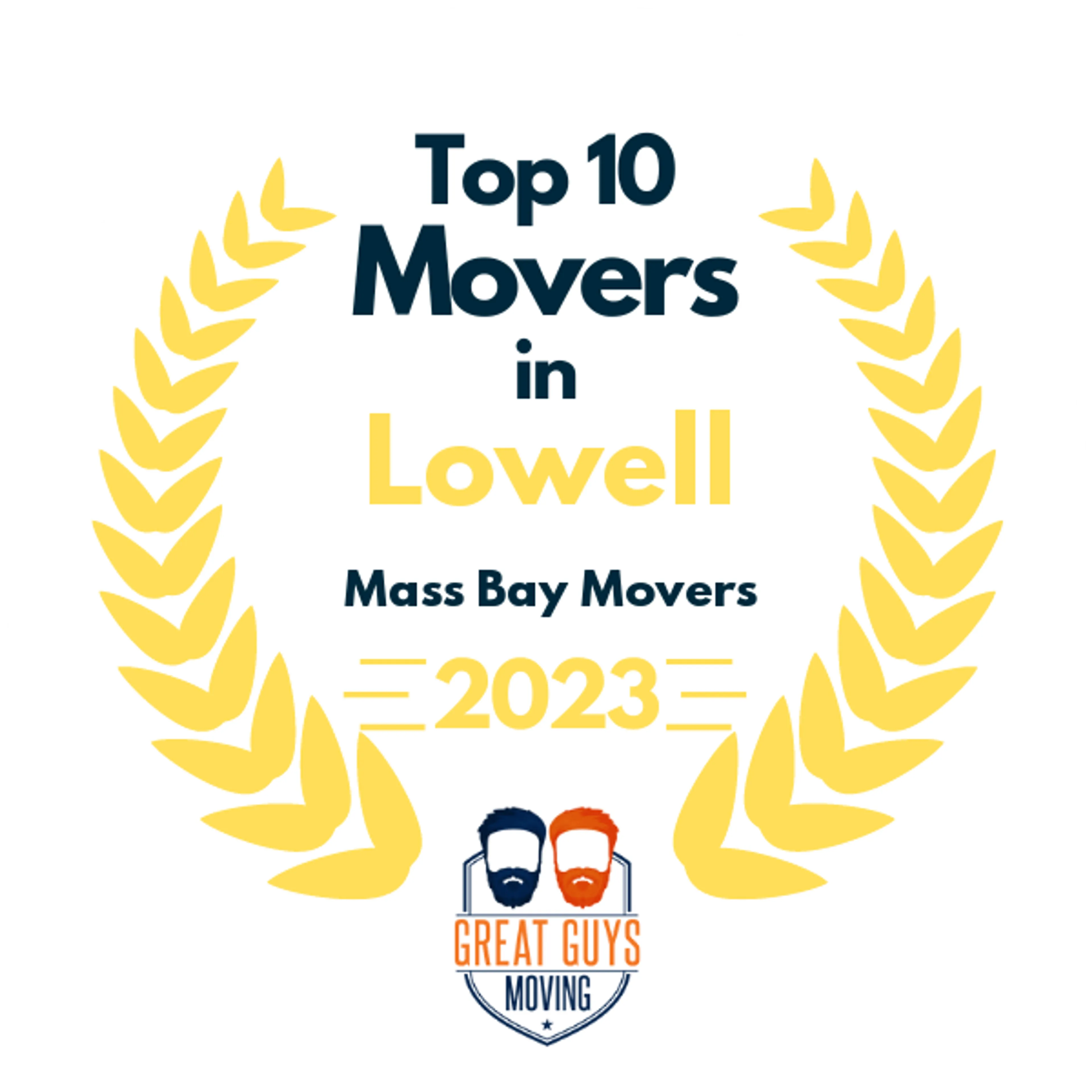 Top 10 Movers in Worcester, MA 2023 award