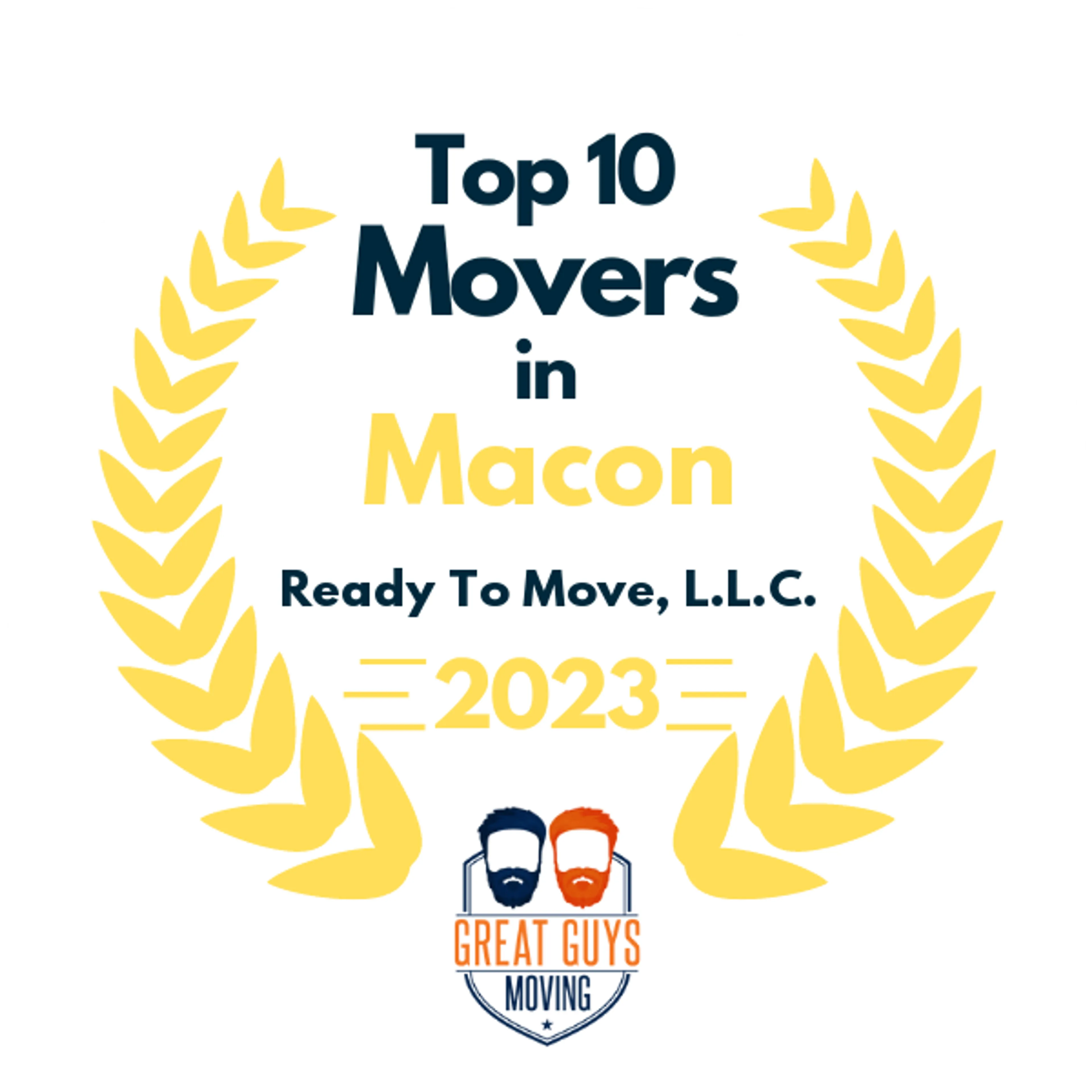 Top 10 Movers in Macon, GA 2023 award