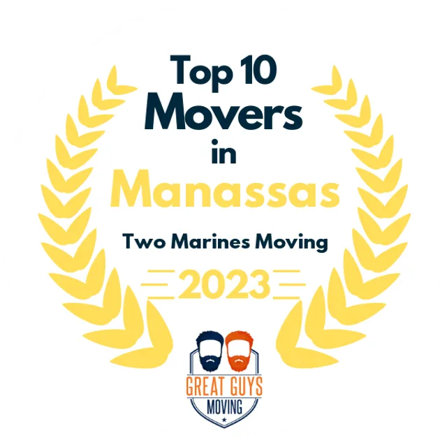 Top 10 Movers in Alexandria, VA 2023 award