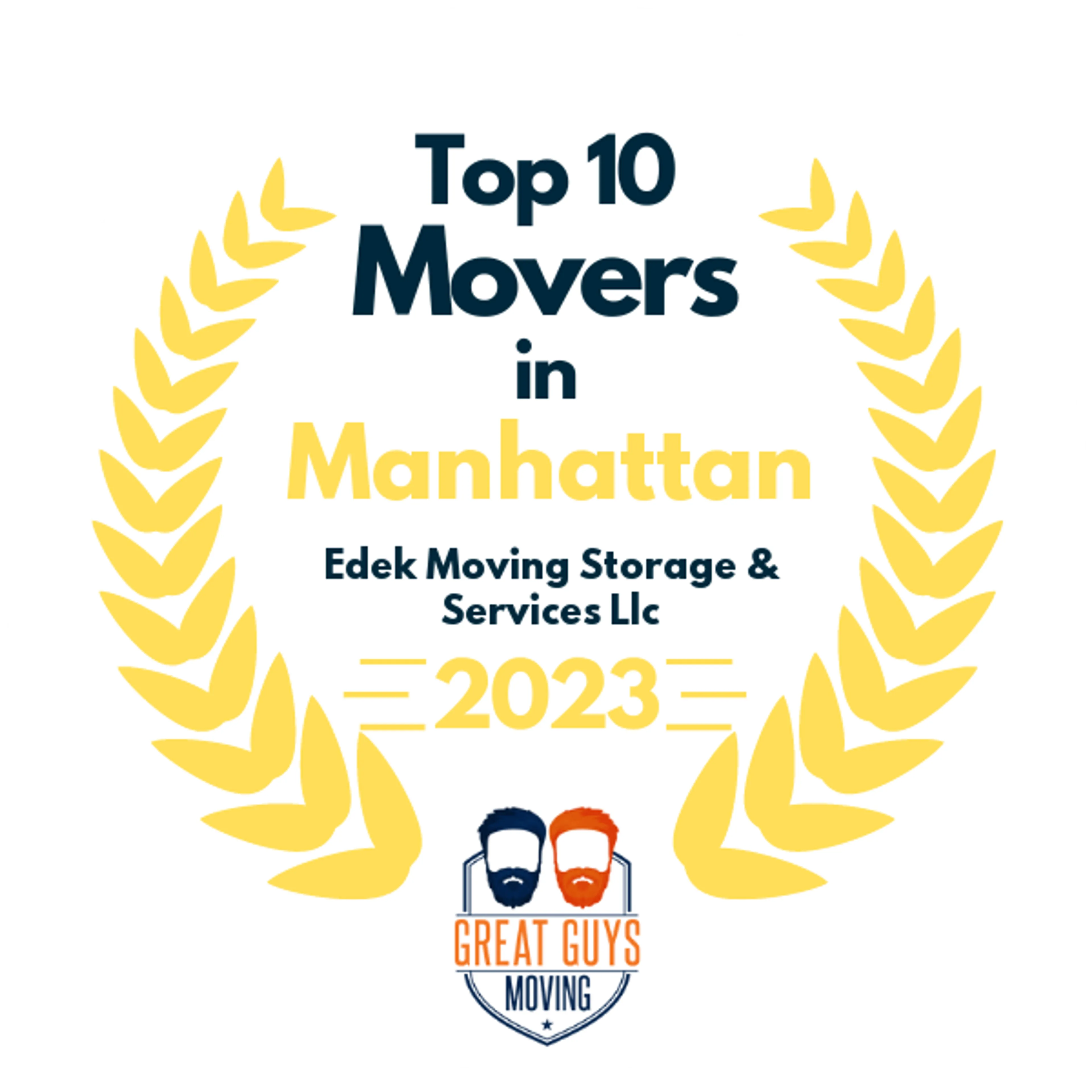 Top 10 Movers in Yonkers, NY 2023 award