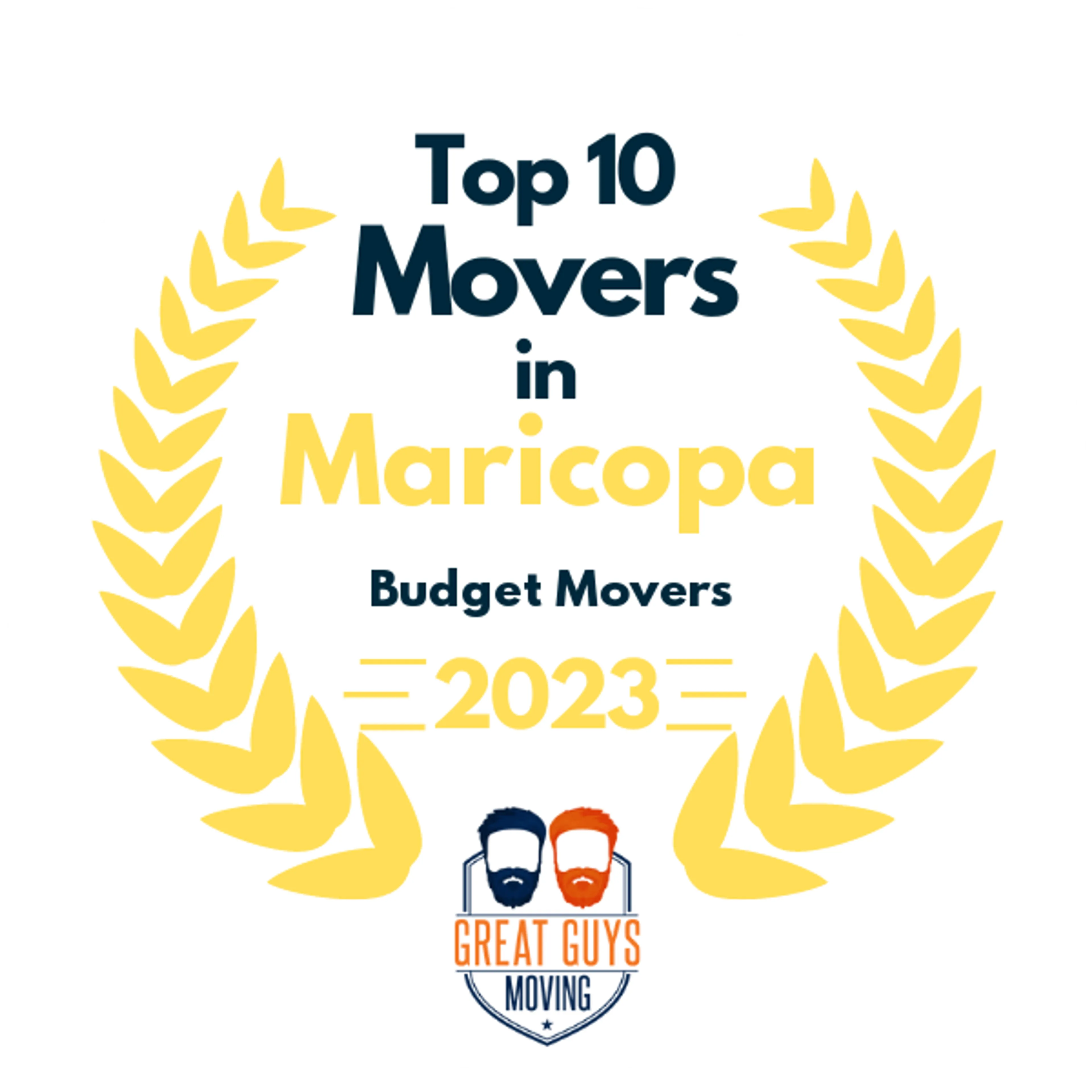 Top 10 Movers in Phoenix, AZ 2023 award