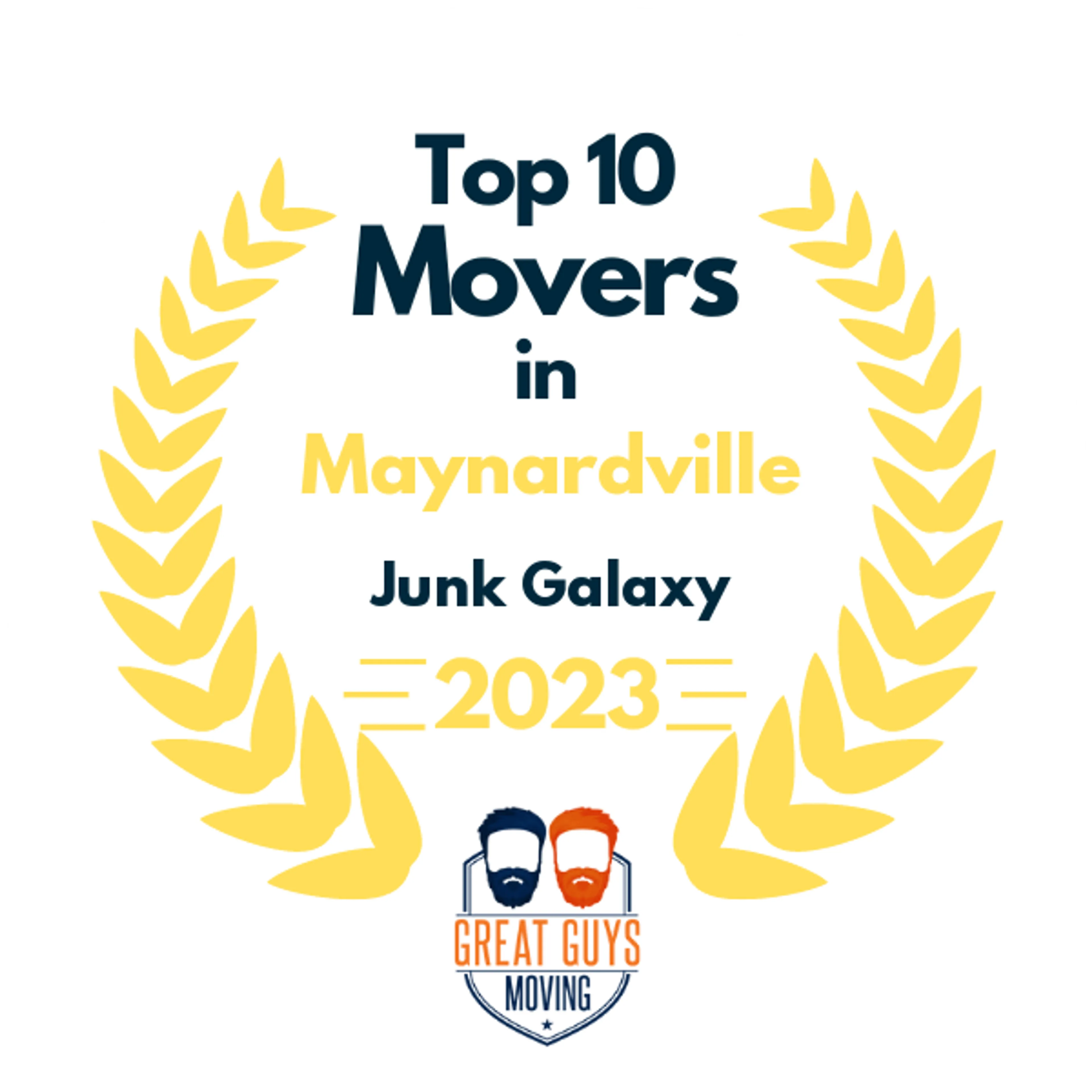 Top 10 Movers in Knoxville, TN 2023 award