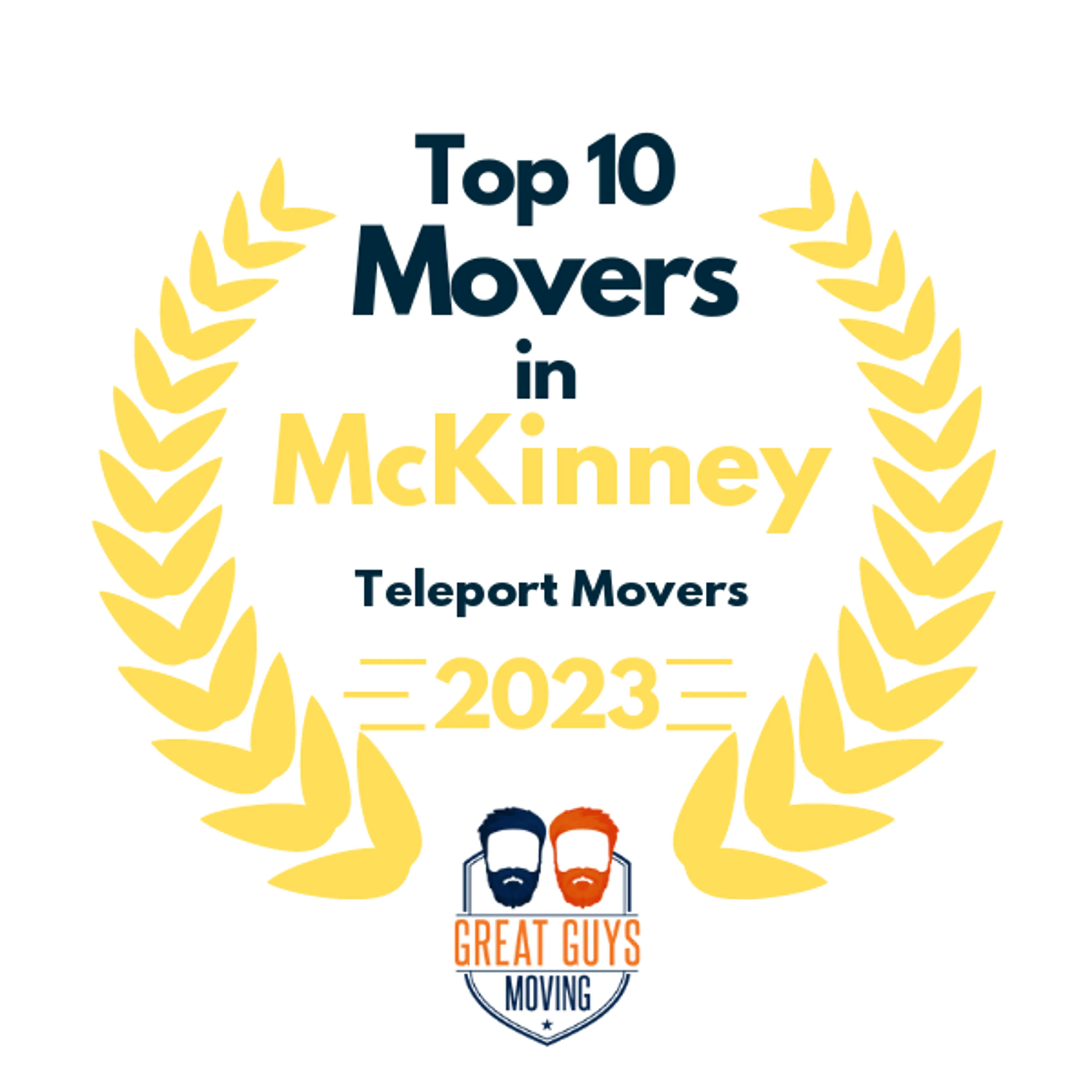 Top 10 Movers in Dallas, TX 2023 award