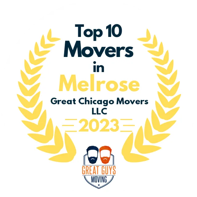 Top 10 Movers in Chicago, IL 2023 award