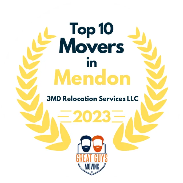 Top 10 Movers in Schaumburg, IL 2023 award