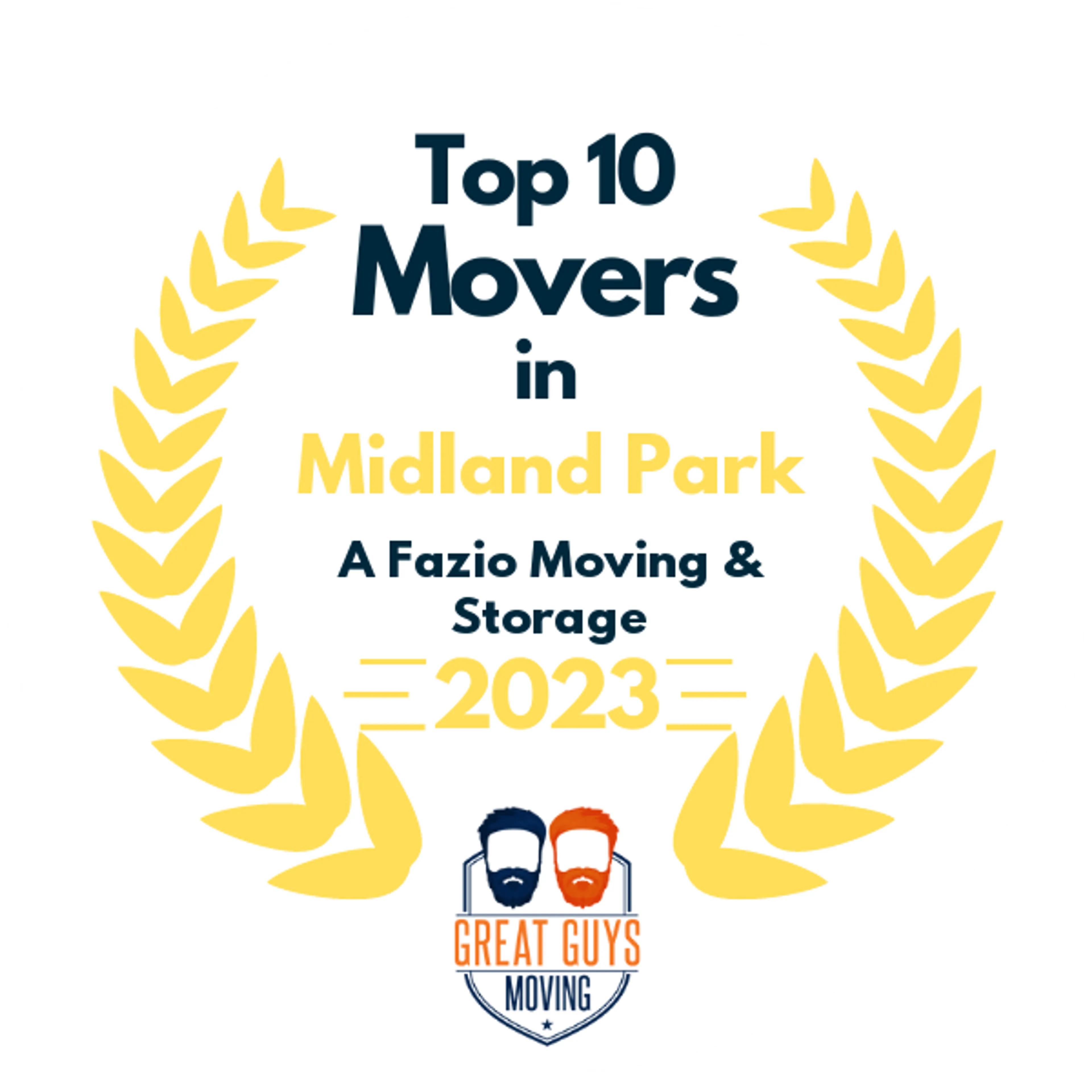 Top 10 Movers in Jersey City, NJ 2023 award