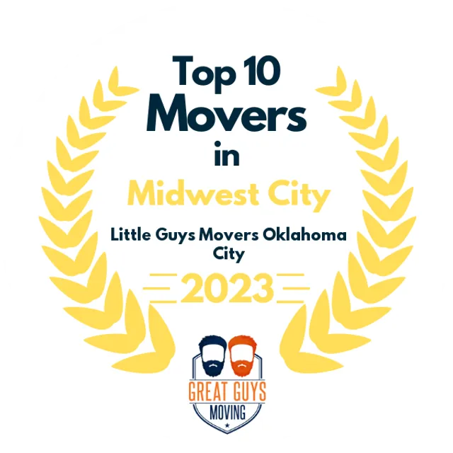 Top 10 Movers in Edmond, OK 2023 award