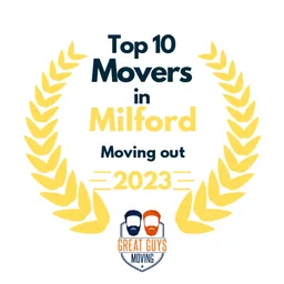 top 10 ranked movers in milford 2023 moving out image