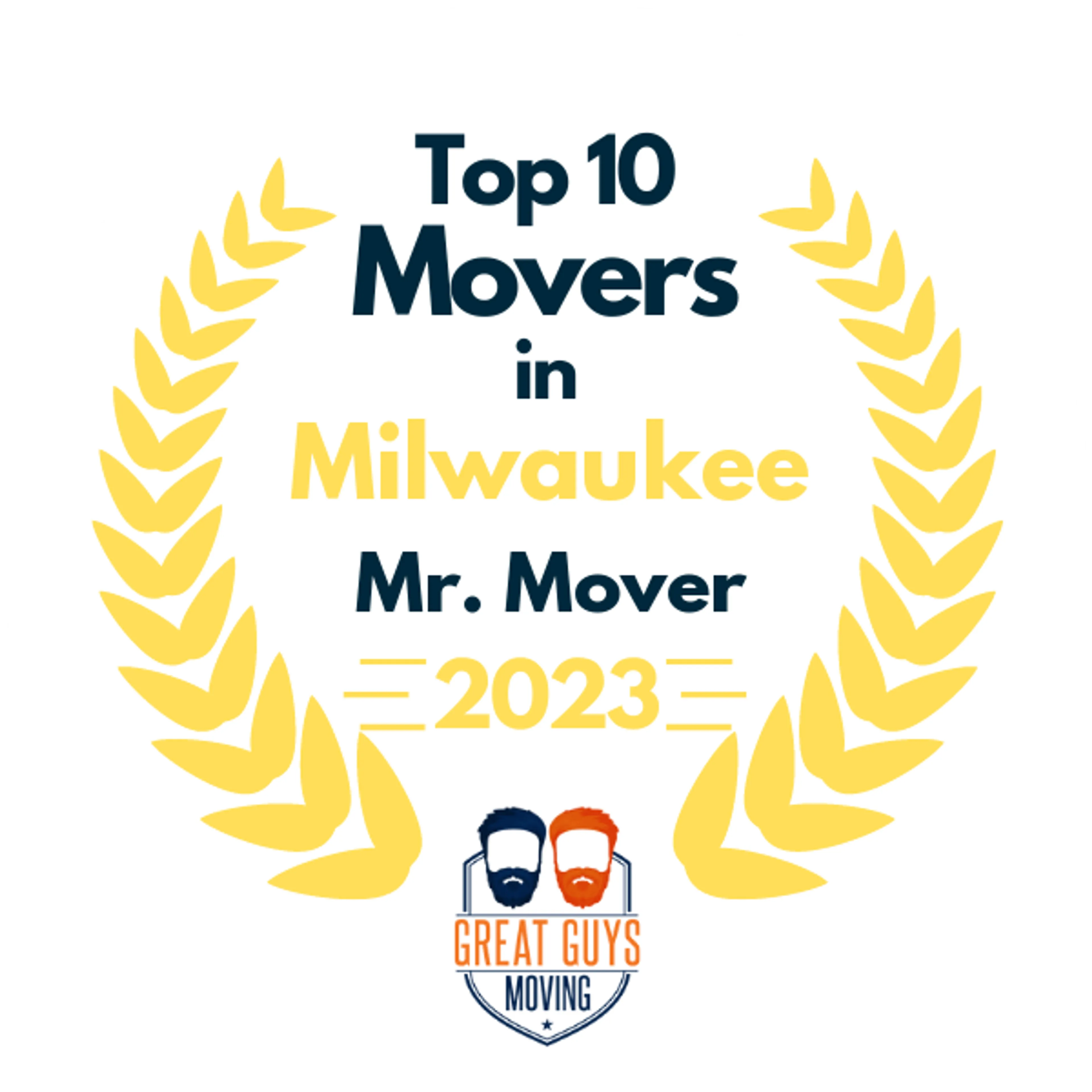 Top 10 Movers in Milwaukee, WI 2023 award