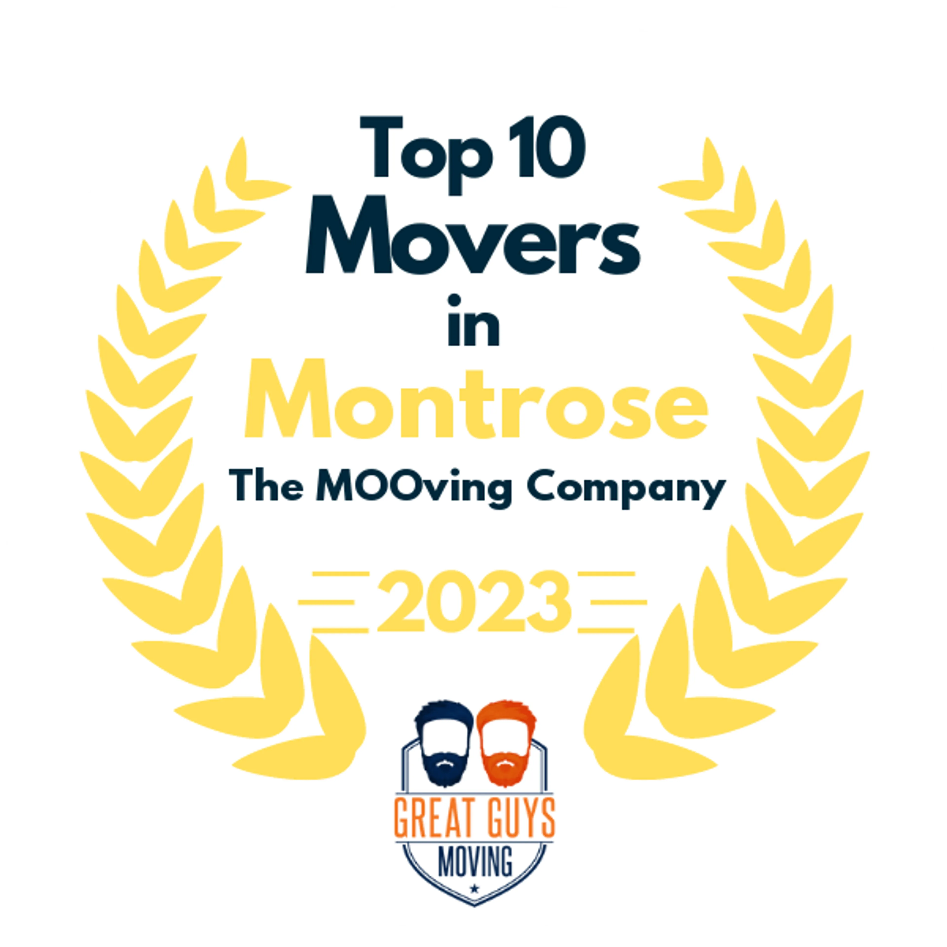 Top 10 Movers in Montrose, CO 2023 award