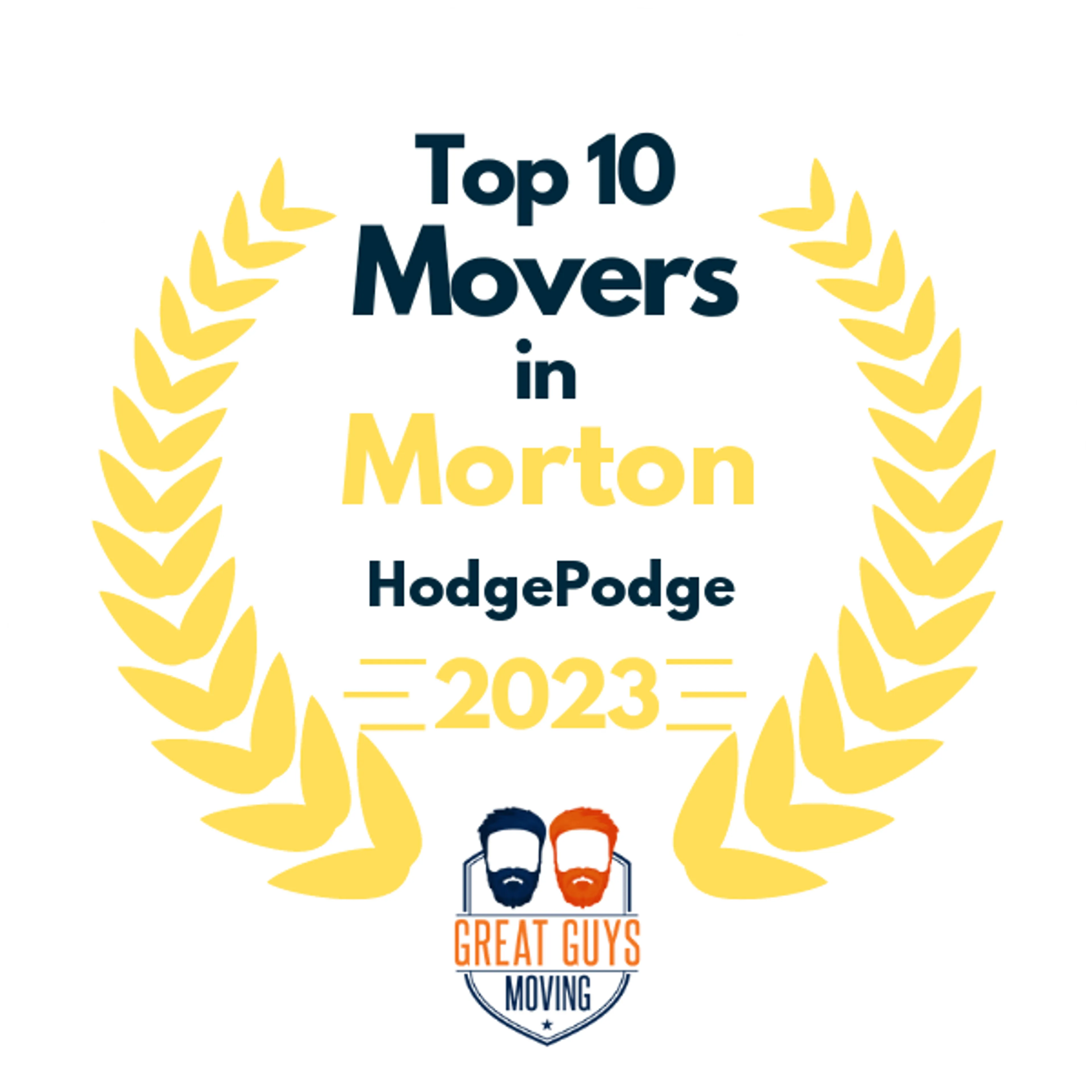 Top 10 Movers in Chicago, IL 2023 award