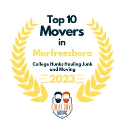 top 10 ranked movers in murfreesboro 2023 college hunks hauling junk and moving image