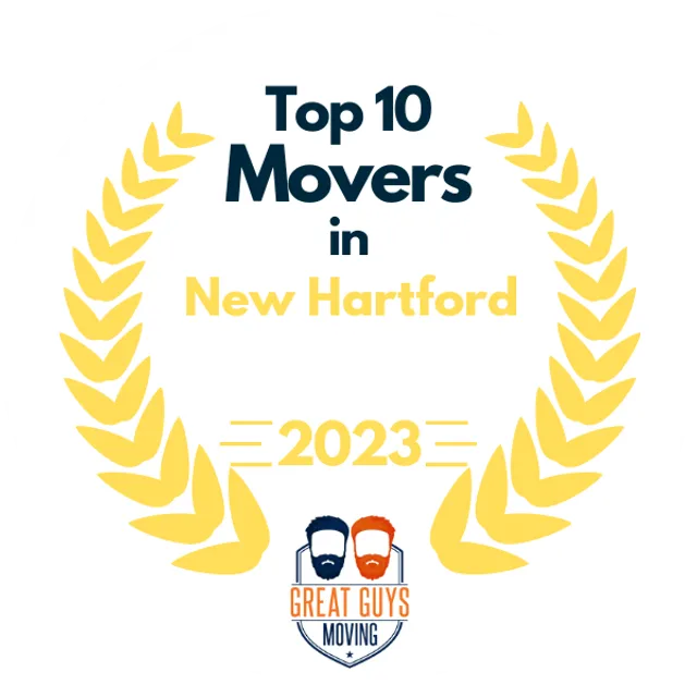 Top 10 Movers in Hartford, CT 2023 award