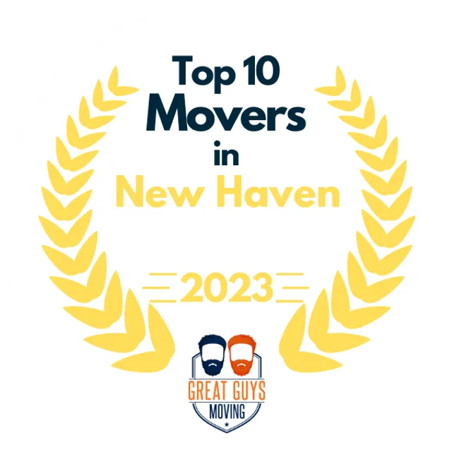 Top 10 Movers in New Haven, CT 2023 award