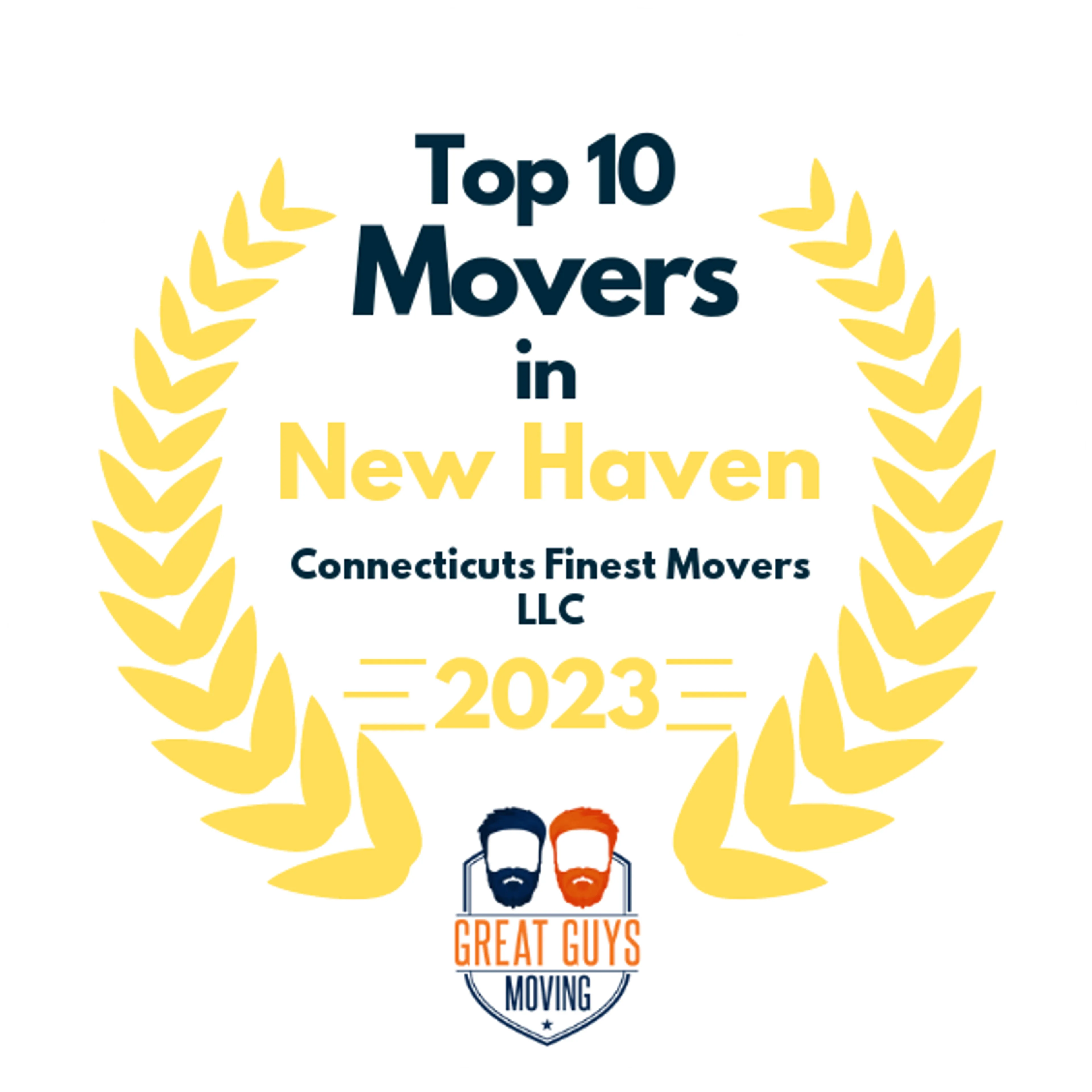 Top 10 Movers in Bridgeport, CT 2023 award
