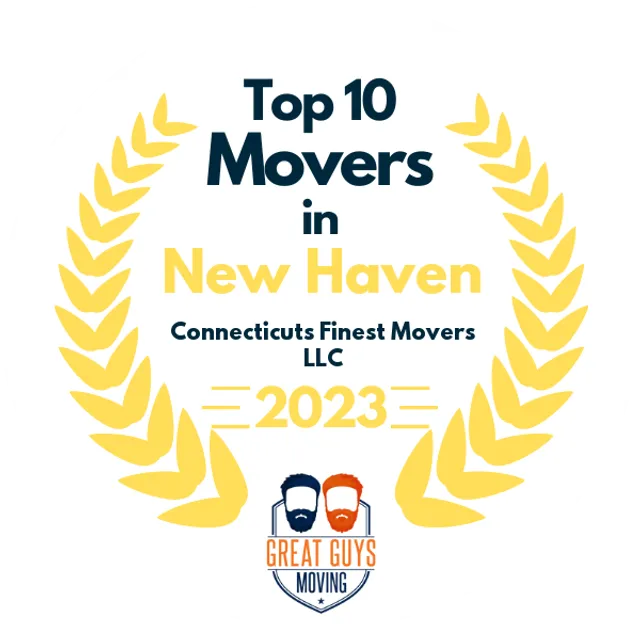 Top 10 Movers in Bridgeport, CT 2023 award